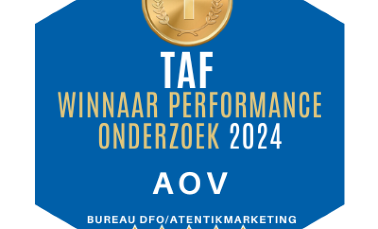 DFO Winnaar Performance Onderzoek 2024 AOV 
